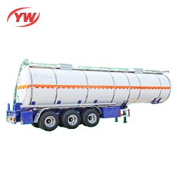 Aluminium alloy diesel fuel tank trailer oil truck trailer